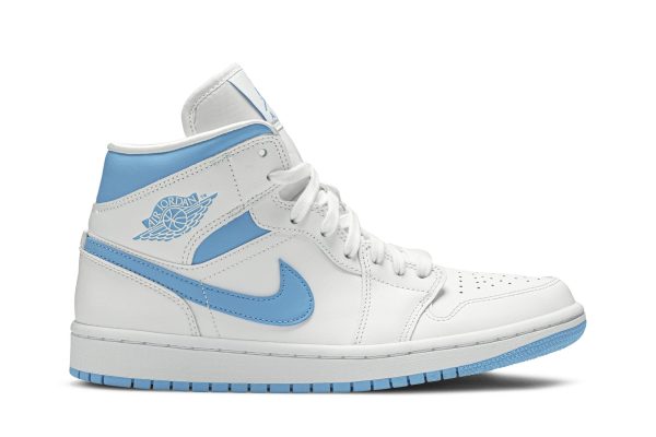 Køb Air Jordan 1 Mid UNC BQ6472-114 Sko til damer Online