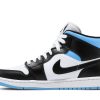 Køb Air Jordan 1 Mid University Blue BQ6472-102 Sko til damer Online-1