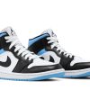 Køb Air Jordan 1 Mid University Blue BQ6472-102 Sko til damer Online-4