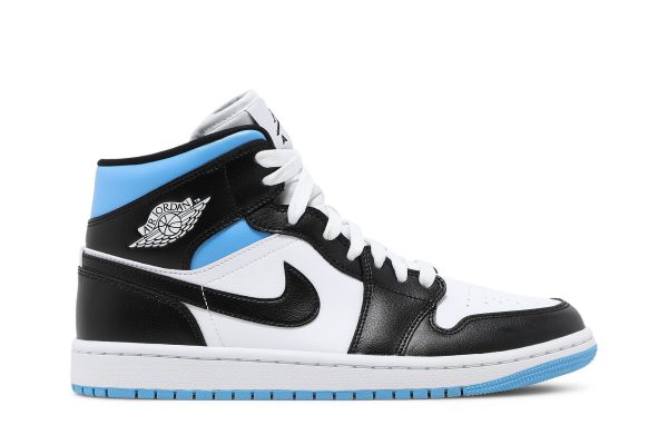 Køb Air Jordan 1 Mid University Blue BQ6472-102 Sko til damer Online