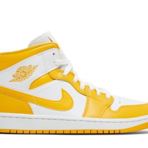 Køb Air Jordan 1 Mid University Gold BQ6472-117 Sko til damer Online