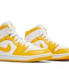 Køb Air Jordan 1 Mid University Gold BQ6472-117 Sko til damer Online-4