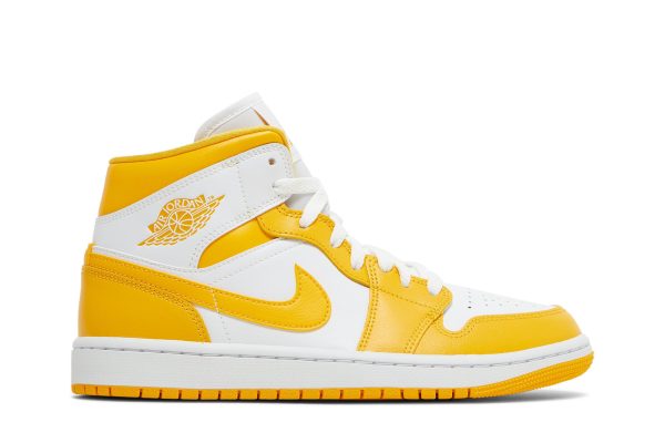 Køb Air Jordan 1 Mid University Gold BQ6472-117 Sko til damer Online