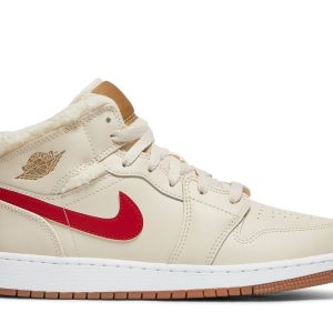 Køb Air Jordan 1 Mid Utility GS Fleece DO2207-264 Sko Online