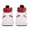 Køb Air Jordan 1 Mid White Pomegranate BQ6472-161 Sko til damer Online-2