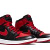 Køb Air Jordan 1 Retro High Banned 2011 432001-001 Sko Online-4