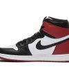 Køb Air Jordan 1 Retro High OG Black Toe 2016 555088-125 Sko Online-1