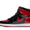 Køb Air Jordan 1 Retro High OG Patent Bred 555088-063 Sko Online-1