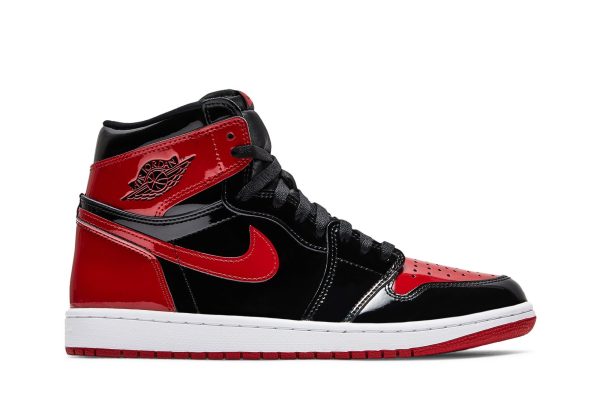 Køb Air Jordan 1 Retro High OG Patent Bred 555088-063 Sko Online