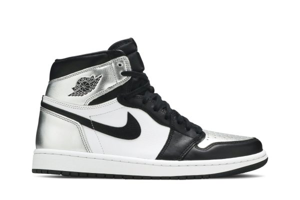 Køb Air Jordan 1 Retro High OG Silver Toe CD0461-001 Sko til damer Online