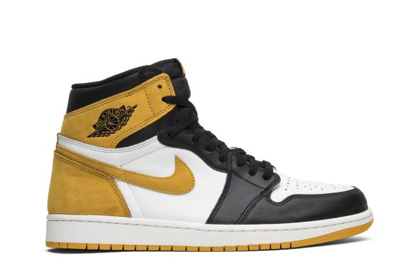 Køb Air Jordan 1 Retro High OG Yellow Ochre 555088-109 Sko Online