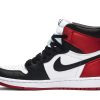 Køb Air Jordan 1 Retro High Satin Black Toe CD0461-016 Sko til damer Online-1