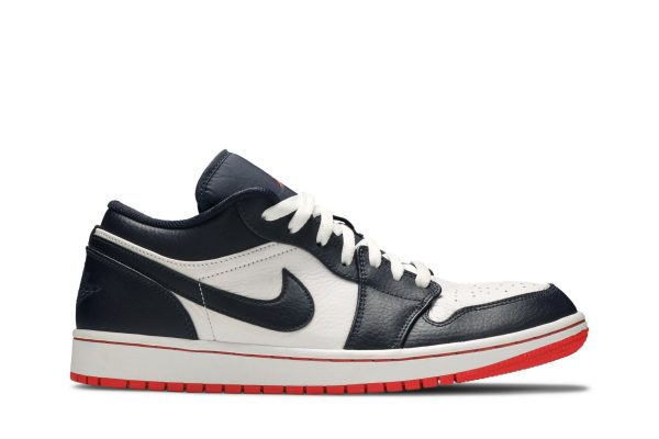 Køb Air Jordan 1 Retro Low Obsidian Ember 553558-481 Sko Online