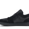 Køb Air Jordan 1 Retro Low Triple Black 553558-025 Sko Online-1