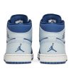 Køb Air Jordan 1 Retro Mid Ice Blue 554724-400 Sko Online-3