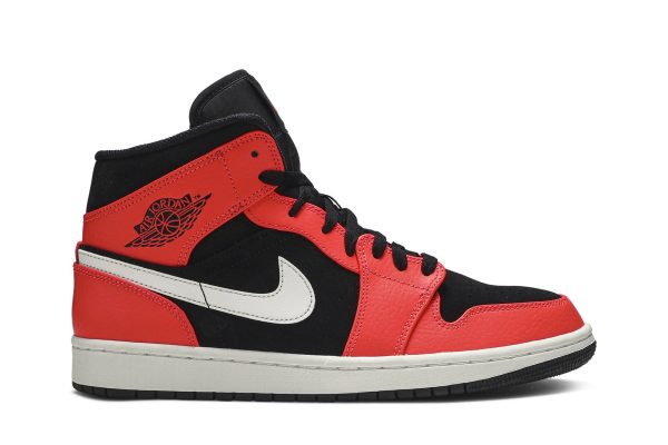 Køb Air Jordan 1 Retro Mid Infrared 23 554724-061 Sko Online