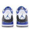 Køb Air Jordan 3 Retro GS Racer Blue 398614-145 Sko til dame Online-3