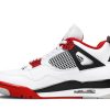 Køb Air Jordan 4 Retro OG Fire Red 2020 DC7770-160 Sko-1