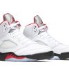 Køb Air Jordan 5 Retro Fire Red 2020 DA1911-102 Sko-4