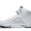 Køb Air Jordan 5 Retro Metallic White 2015 136027-130 Sko-1