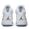 Køb Air Jordan 5 Retro Metallic White 2015 136027-130 Sko-3