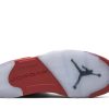 Køb Air Jordan 5 Retro Red Suede 136027-602 Nye Sko Online-2