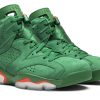 Køb Air Jordan 6 Retro NRG Green Suede Gatorade AJ5986-335 Nye Sko Online-4