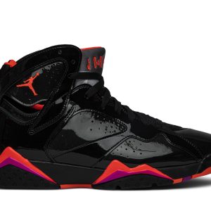 Køb Air Jordan 7 Retro Black Gloss 313358-006 Sko til kvinder Online