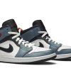 Køb Facetasm x Air Jordan 1 Mid Fearless CU2802-100 Sko Online-4