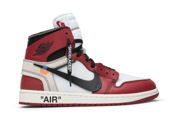 Køb Off-White x Air Jordan 1 Retro High OG Chicago AA3834-101 Sko Online