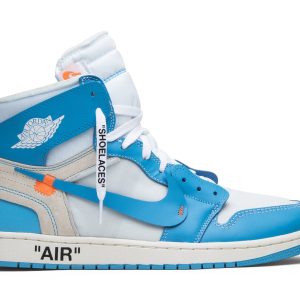 Køb Off-White x Air Jordan 1 Retro High OG UNC AQ0818-148 Sko Online