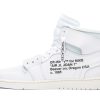 Køb Off-White x Air Jordan 1 Retro High OG hvid 2018 AQ0818-100 Sko Online-1