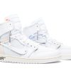 Køb Off-White x Air Jordan 1 Retro High OG hvid 2018 AQ0818-100 Sko Online-4