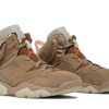 Køb Travis Scott x Air Jordan 6 Retro British Khaki DH0690-200 Nye Sko Online-4