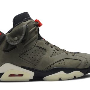 Køb Travis Scott x Air Jordan 6 Retro Olive CN1084-200 Nye Sko Online