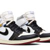 Køb Union LA x Air Jordan 1 Retro High NRG Black Toe BV1300-106 Sko Online-4