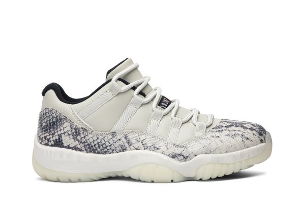 Køb Air Jordan 11 Retro Low Light Bone Snakeskin CD6846-002 Nye Sko Online