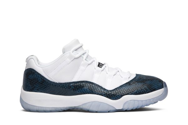 Køb Air Jordan 11 Retro Low Navy Snakeskin 2019 CD6846-102 Nye Sko Online